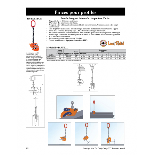 Lifting and Tilting Clamp IPSTARTEC