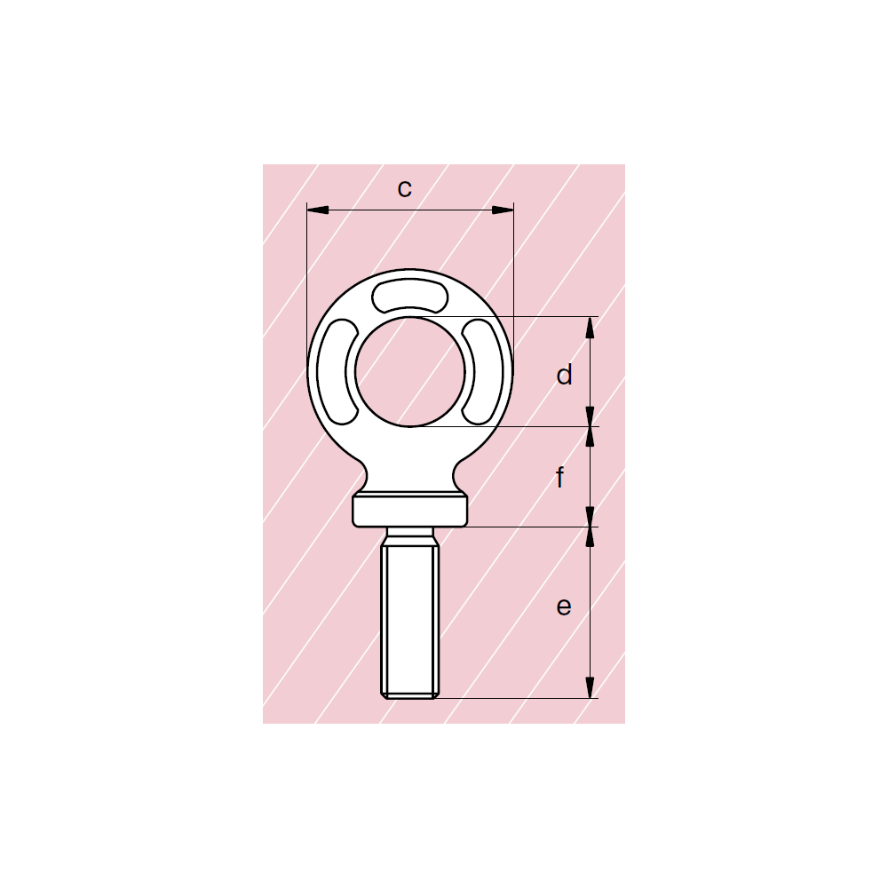 HR Grade 80 male lifting ring - Levagemanutention.com