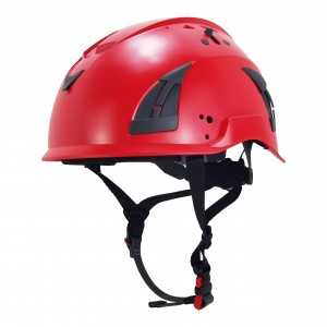 Casque de chantier ajustable Wolf rouge